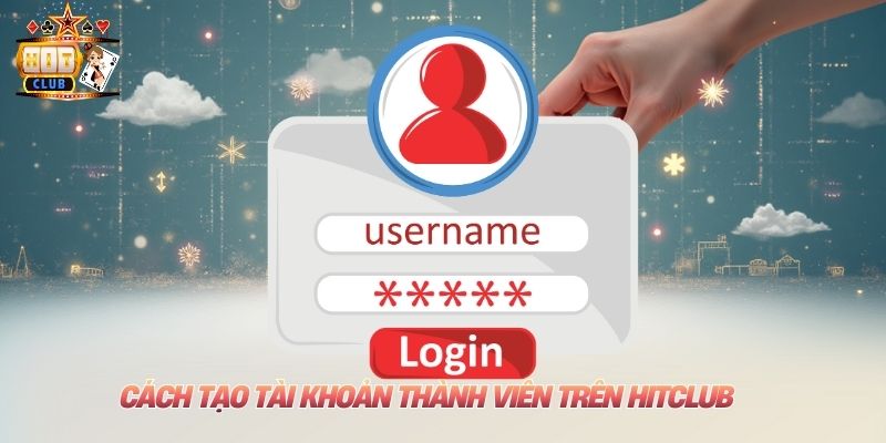 Cách tạo tài khoản thành viên trên Hitclub